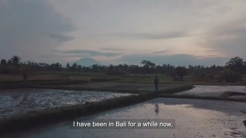 A still from Ole Ukena’s film Jump Into the Unknown, filmed in Bali.